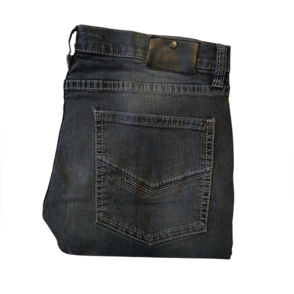 Cody James Jeans Mens‎ 40/32 Black Charcoal Bootcut Denim Stretch Western